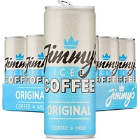 Jimmys Iced Coffee Original Cans, 250ml, Pack of 12 Jimmys Iced Coffee Original Cans, 250ml, Pack of 12