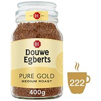 Douwe Egberts Pure Gold Instant Coffee 400g Glass Jar