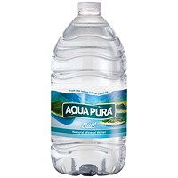 Aqua Pura Still Natural Mineral Water, Plastic Bottles, 5 Litres