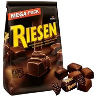 Riesen Dark Chocolate Wrapped Toffee Sweet 900g Mega Pack 1 x 900g