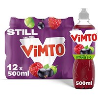Vimto 500ml Original Still Sportscap Bottles (Pack of 12)