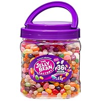 The Jelly Bean Factory Bean Tub Gluten Free 36 Flavour Mixed 1 x 1.4kg Tub