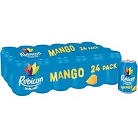 Rubicon Sparkling Mango Drink 24 x 330ml Cans