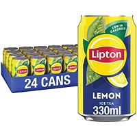 Lipton Ice Tea, Lemon, 24 x 330l Cans