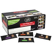 Cafe Bronte Twin Mini Variety Biscuits (Pack of 100)