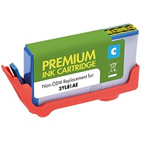 Q-Connect Remanufactured Inkjet Cartridge High Yield Cyan For HP 3YL81AE RIC912XL-C