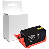 Q-Connect Remanufactured Inkjet Cartridge High Yield Black For HP 3YL85AE RIC917XL-K