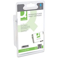 Q-Connect Epson T1292 Remanufactured Inkjet Cartridge Cyan T129240-COMP Q-Connect Epson T1292 Remanufactured Inkjet Cartridge Cyan T129240-COMP