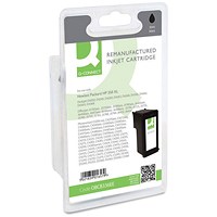 Q-Connect Remanufactured Inkjet Cartridge Black For HP CB336EE CB336EE-COMP