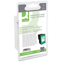 Q-Connect Remanufactured Inkjet Cartridge Tri-colour For HP CB338EE CB338EE-COMP