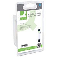 Q-Connect Remanufactured Inkjet Cartridge Cyan Compatible With Canon CLI-526C CLI-526C-COMP