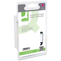 Q-Connect Remanufactured Inkjet Cartridge Magenta Compatible With Canon CLI-526M CLI-526M-COMP