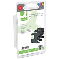 Q-Connect Brother LC123 Compatible Inkjet Cartridge CMY Multipack LC123RBWBP-COMP