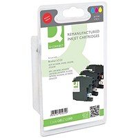 Q-Connect Brother LC123 Compatible Ink Cartridge Multipack CMY LC123RBWBP-COMP