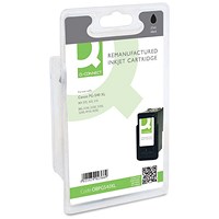 Q-Connect Remanufactured Inkjet Cartridge High Yield Black For Canon PG-540XL PG-540XL-COMP