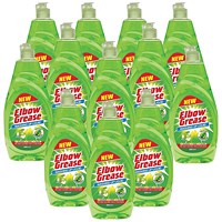 Elbow Grease Washing Up Liquid Apple Fresh 450ml (Pack of 12)