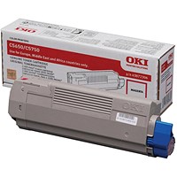 Oki C5650 2K Toner Cartridge Magenta 43872306