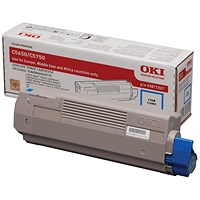 Oki C5650 2K Toner Cartridge Cyan 43872307