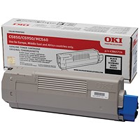 Oki C5850/59508K Toner Cartridge Black 43865724