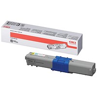 Oki 44469704 Yellow Laser Toner Cartridge