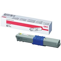 Oki 44469722 Yellow High Yield Laser Toner Cartridge Oki 44469722 Yellow High Yield Laser Toner Cartridge