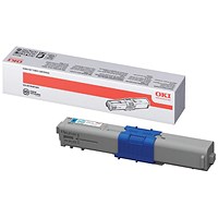 Oki 44469724 Cyan High Yield Laser Toner Cartridge