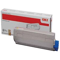 Oki C831 10K Toner Cartridge Yellow 44844505