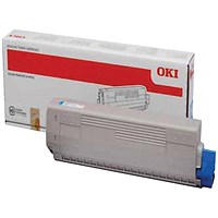 Oki C831 10K Toner Cartridge Cyan 44844507