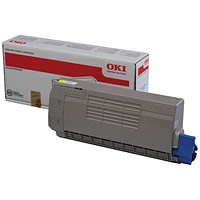 Oki MC760 Standard Capacity Laser Toner Cartridge Yellow 45396301