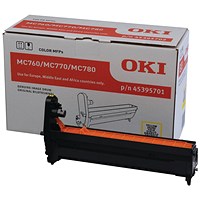 Oki MC760 30K Image Drum Yellow 45395701