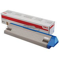 Oki Cyan Toner Cartridge Standard Yield (Capacity: 24,000 pages) 45536415