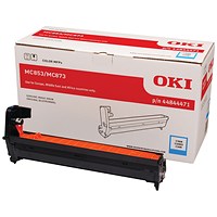 Oki MC853 30K Image Drum Cyan 44844471