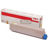 OKI 45862837 Yellow Laser Toner Cartridge