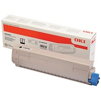 Oki C833 10K Toner Cartridge High Yield Black 46443104