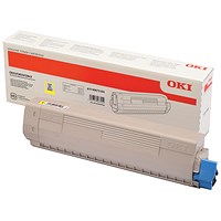 Oki C823 7K Toner Cartridge Yellow 46471101