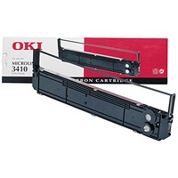 Oki 09002308 Black Ribbon Cassette (For 3410)