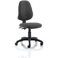 Eclipse Plus II Operator Chair, Charcoal, Assembled