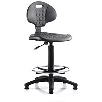Malaga High Lab Chair, Black