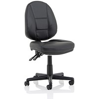 Intro Leather Chair, Black