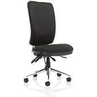 High Back Chiro Operator Chair, Black