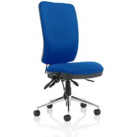 High Back Chiro Operator Chair, Blue