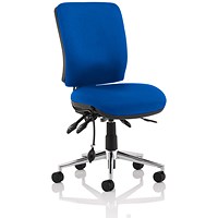 Medium Back Chiro Operator Chair - Blue