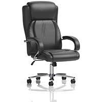 Austin Heavy Duty PU Task Operator Chair, Black