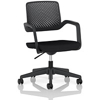 Cosmo Task Operator Chair Black Frame Black Seat