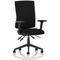 Orlena High Back Task Operator Chair, Height Adjustable Arms, Black