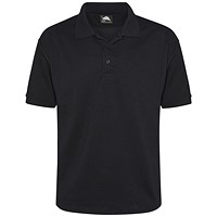 ORN Raven Polo Shirt, Unisex, Black, Large