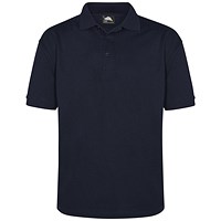 ORN Raven Polo Shirt, Unisex, Navy Blue, 4XL