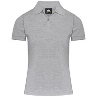 ORN Ladies Eagle Polo Shirt, Ash Grey, 8