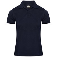 ORN Ladies Eagle Polo Shirt, Navy Blue, 16