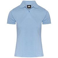 ORN Ladies Eagle Polo Shirt, Sky Blue, 16